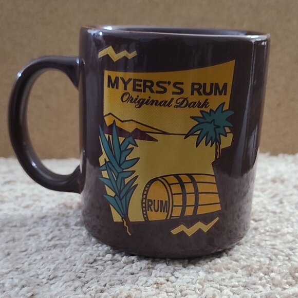 Vintage Myers's Rum “Original Dark” Coffee Cup 10oz Ceramic Mug - Picture 1 of 3